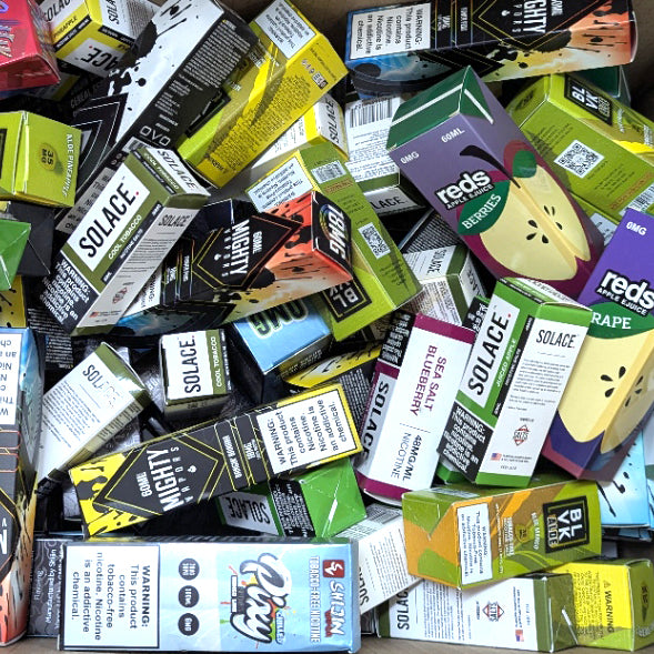MIX Brand & ml e-Liquid - 100 retail units - $1.25 per unit - 1 per pack / 100 pack per case