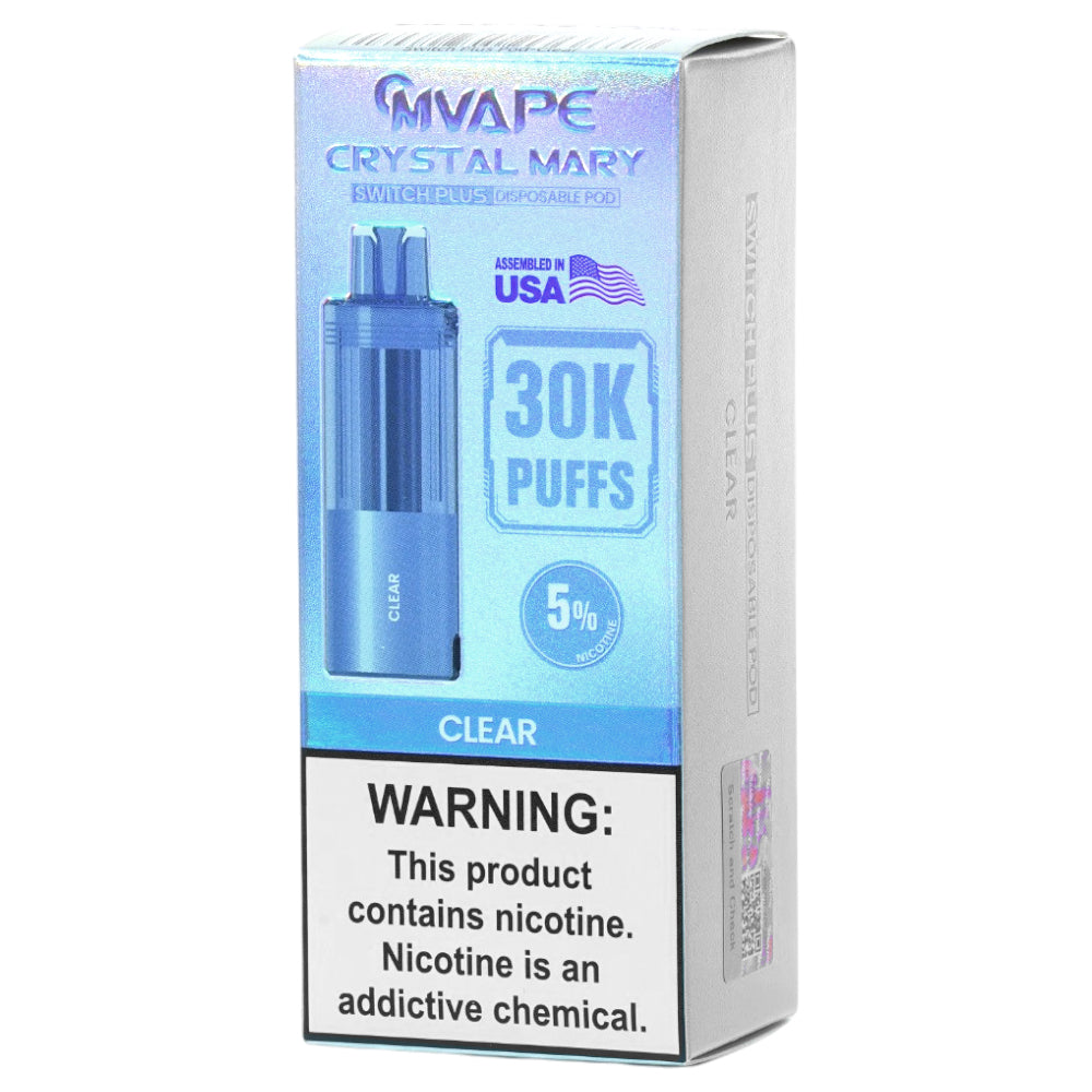 CRYSTAL MARY Switch Plus POD 30K | 5% | (30000 Puff) - Qty per pack 5