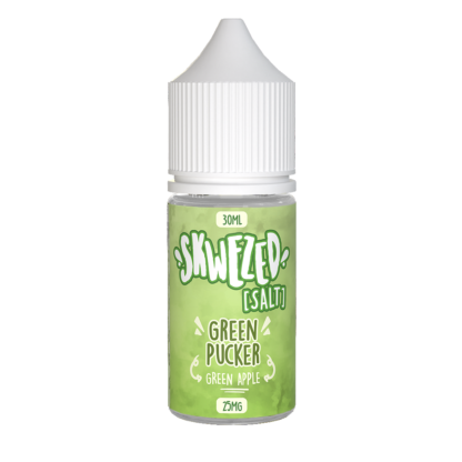 Skwezed (LIQ Salt)(30mL) - Qty per pack 1 Green Pucker (Green Apple) 25mg