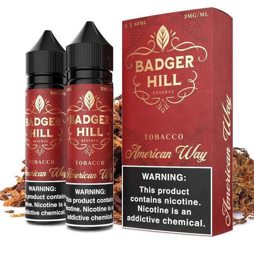 Badger Hill Reserve (LIQ FB)(120mL; 60mL x2) - Qty per pack 1 American Way 00mg