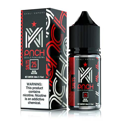 Khali Vapors (LIQ Salt)(30mL) - Qty per pack 1 Devil's Punchbowl 25mg