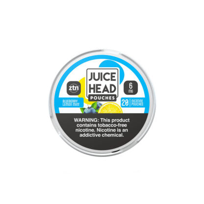 Juice Head (DSPLY 5pc)(Nic Pouch)(20ct Can) ZTN - Qty per pack 1 Blueberry Lemon Mint 12mg (SAS)