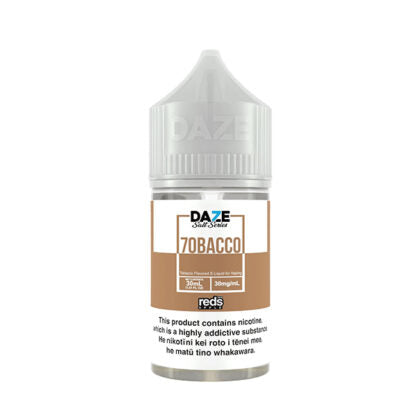7Daze (LIQ Salt)(30mL) TF-Nic - Qty per pack 1 7obacco (Tobacco) 30mg