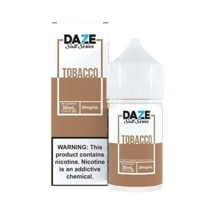 7Daze (LIQ Salt)(30mL) TF-Nic - Qty per pack 1 7obacco (Tobacco) 30mg