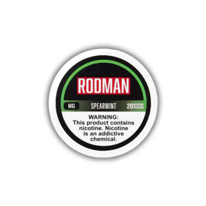Rodman (DSPLY 5pc)(Nic Pouch)(20ct Can) - Qty per pack 1 Spearmint (SAS) 06mg