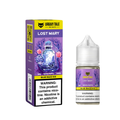 Urban Tale Lost Mary (LIQ Salt)(30mL) - Qty per pack 1 Blue Razz Ice 50mg