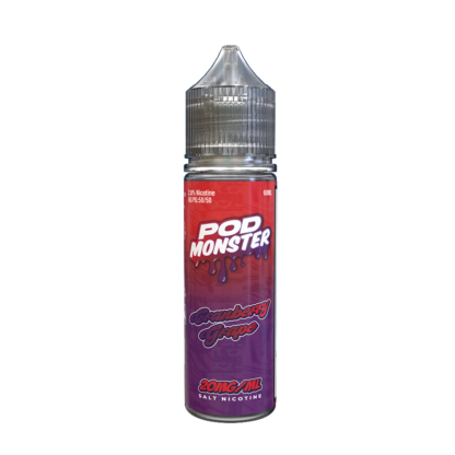 Pod Monster (LIQ Salt)(60mL) - Qty per pack 1 Cranberry Grape 20mg