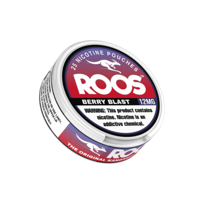 Roos (DSPLY 5pc)(Nic Pouch)(25ct Can) - Qty per pack 1 Berry Blast 12mg (SAS)