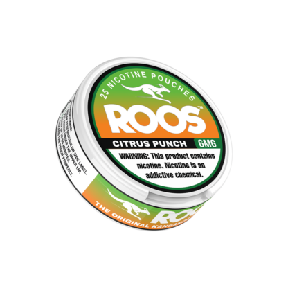 Roos (DSPLY 5pc)(Nic Pouch)(25ct Can) - Qty per pack 1 Citrus Punch 06mg (SAS)