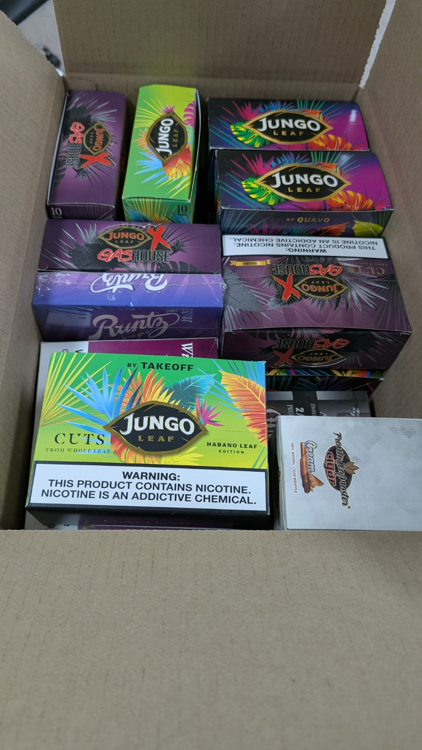 Mix Leaf Brands 200+ retail packs - $0.37 per pack (15 Variety / 20 per case)