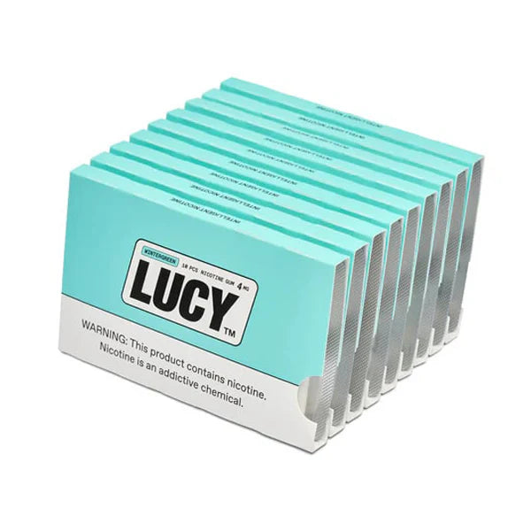 Lucy Nicotine Gum 4mg 10pc - Qty per pack 10
