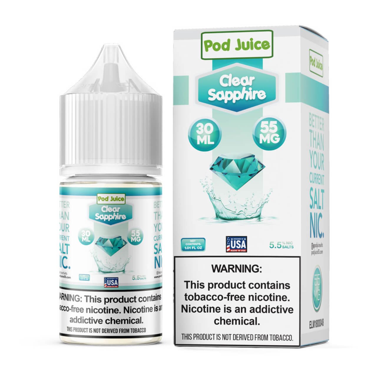 Pod Juice (LIQ Salt)(30mL) TFN  -  Qty per pack 1