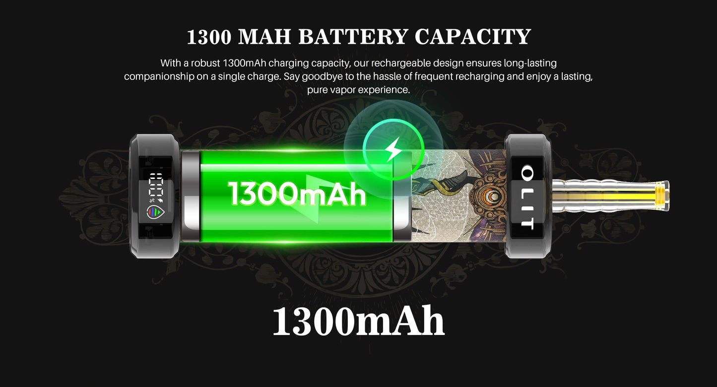 Olit Hookalit 40K | 3.5% | (40000 Puff)  -  Qty per pack 5