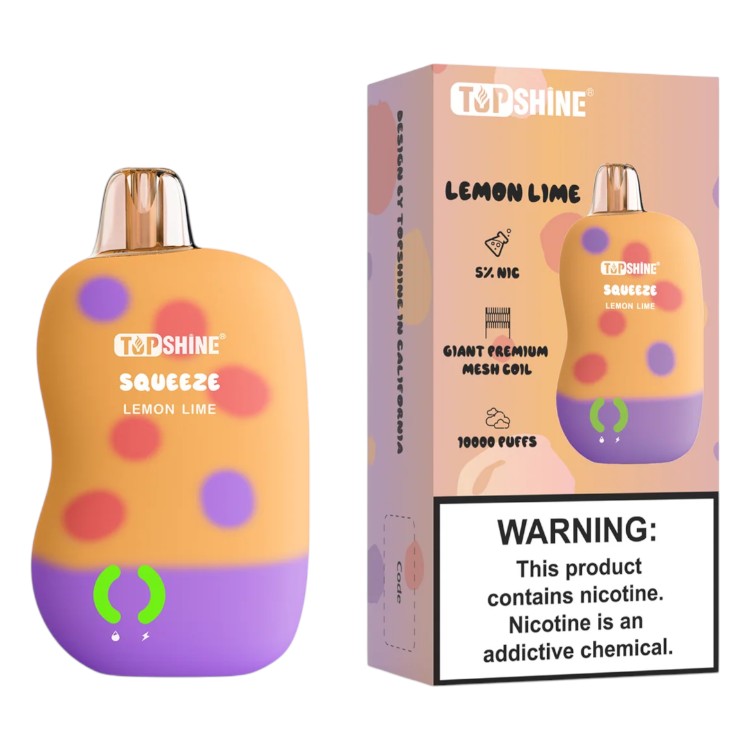 Top Shine Squeeze | 5% | (10000 Puffs) - 10 per Pack