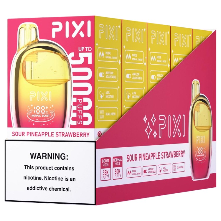 PIXI 50K | 6% | (50000 Puff)  -  Qty per pack 5