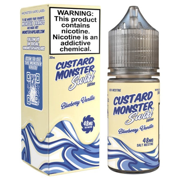 Jam Monster (LIQ Salt)(30mL) Custard Swirl Edt.  -  Qty per pack 1