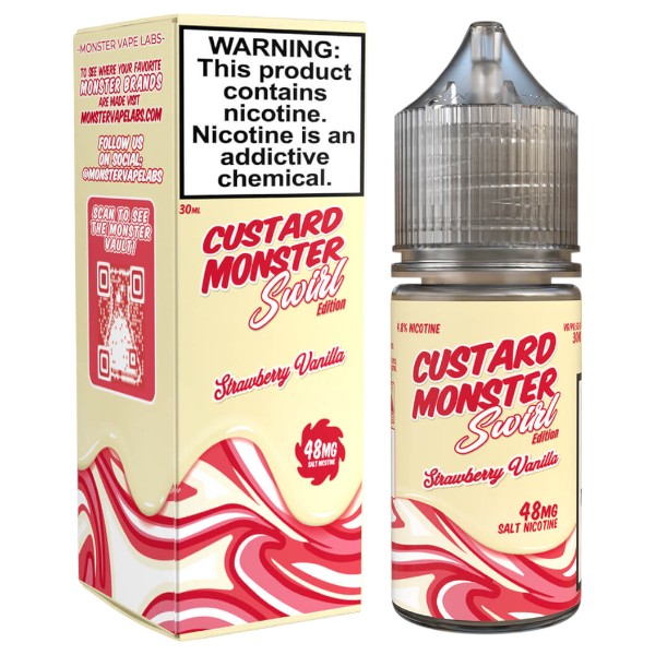 Jam Monster (LIQ Salt)(30mL) Custard Swirl Edt.  -  Qty per pack 1