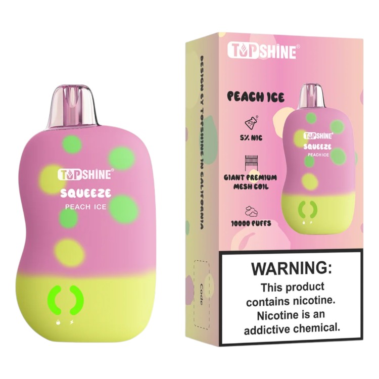 Top Shine Squeeze | 5% | (10000 Puffs) - 10 per Pack