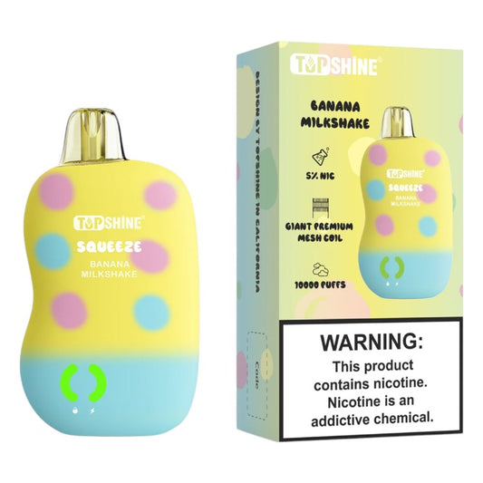 Top Shine Squeeze | 5% | (10000 Puffs) - 10 per Pack