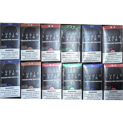 Lucid Air 5000Puff - 240 retail units - $0.83 per unit - 10 per pack / 24 pack per case