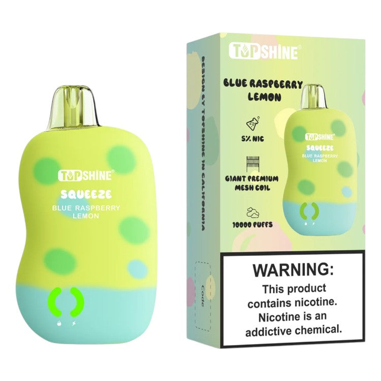 Top Shine Squeeze | 5% | (10000 Puffs) - 10 per Pack