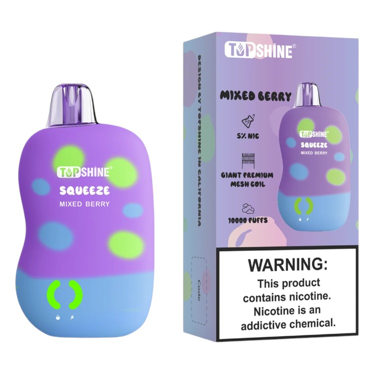 Top Shine Squeeze | 5% | (10000 Puffs) - 10 per Pack