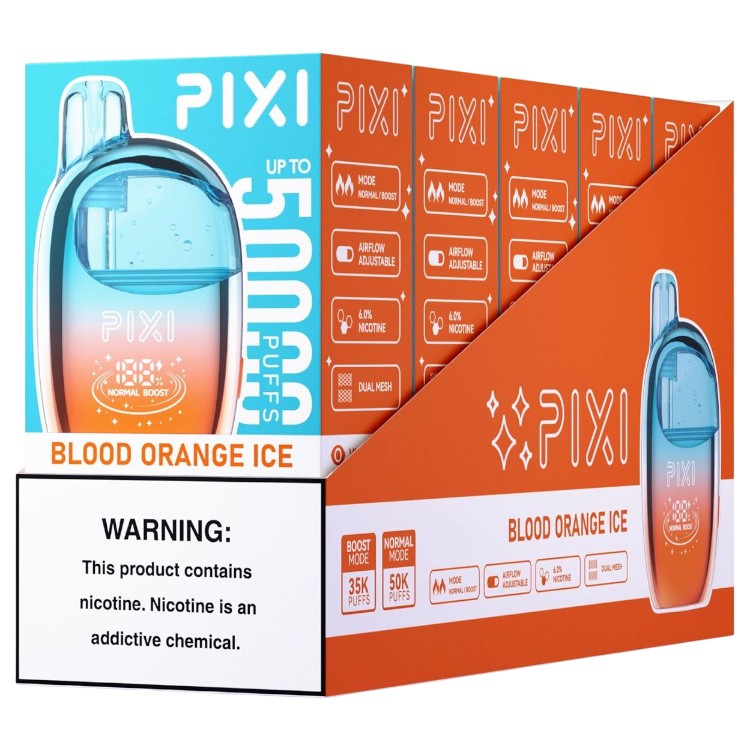 PIXI 50K | 6% | (50000 Puff)  -  Qty per pack 5