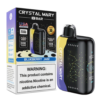 Crystal Mary Pulse X 30K | 5% | (30000 Puff)  -  Qty per pack 5