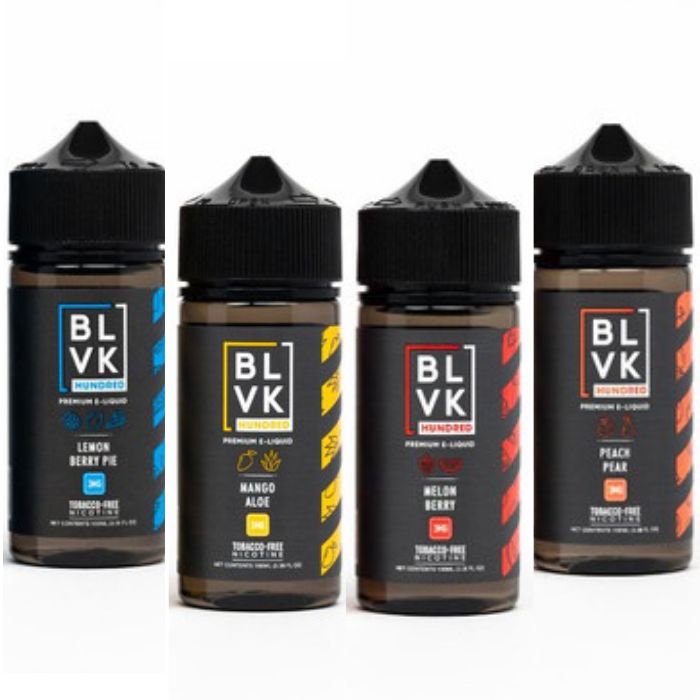 BLVK 100ml MIX - 100 retail units - $1.25 per unit - 1 per pack / 100 pack per case