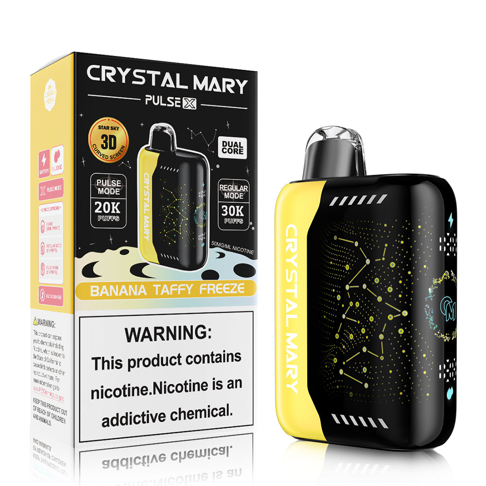 Crystal Mary Pulse X 30K | 5% | (30000 Puff)  -  Qty per pack 5