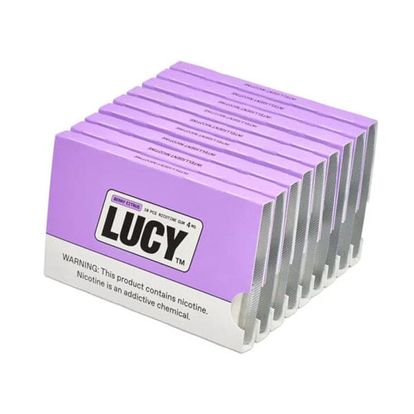 Lucy Nicotine Gum 4mg 10pc  -  Qty per pack 10