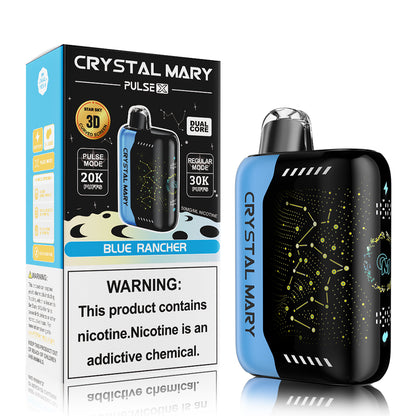 Crystal Mary Pulse X 30K | 5% | (30000 Puff)  -  Qty per pack 5