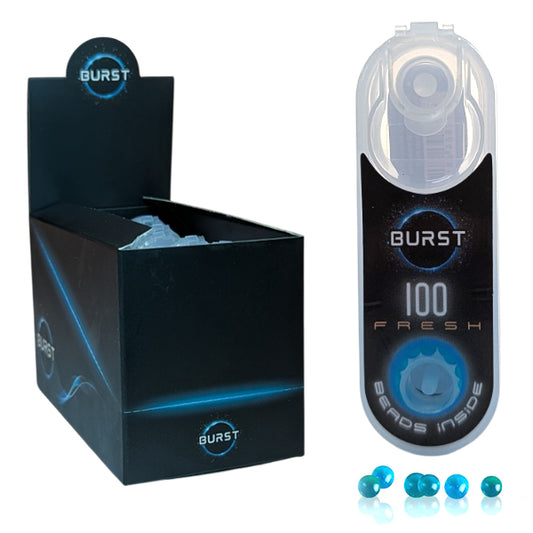 BURST Menthol Cigarette Crush Balls (DSPLY 12 Packs)(100 Balls / Pack)  -  Qty per pack 1
