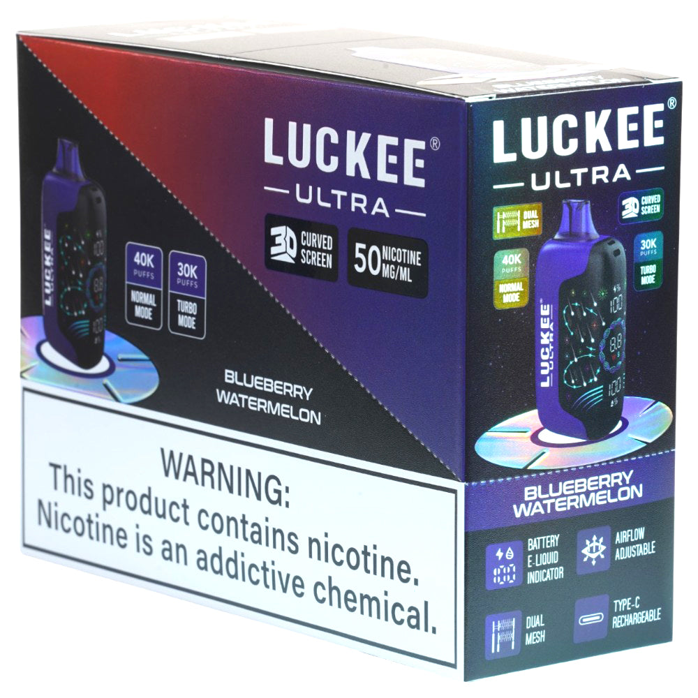 Luckee Ultra 40K Disposable | 5% | (40,000 Puff)  -  Qty per pack 5
