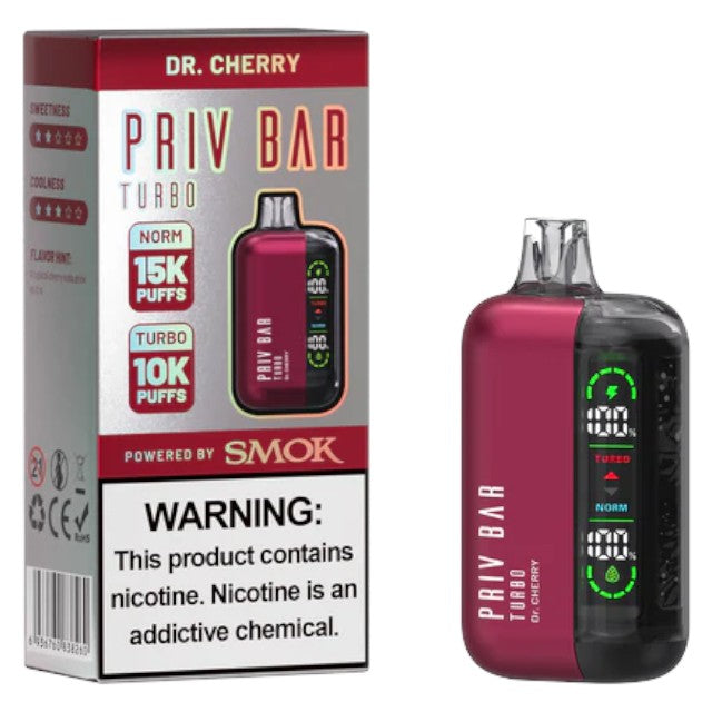 Priv Bar Turbo (Dispo) (15000Puff)(16mL)  -  Qty per pack 5
