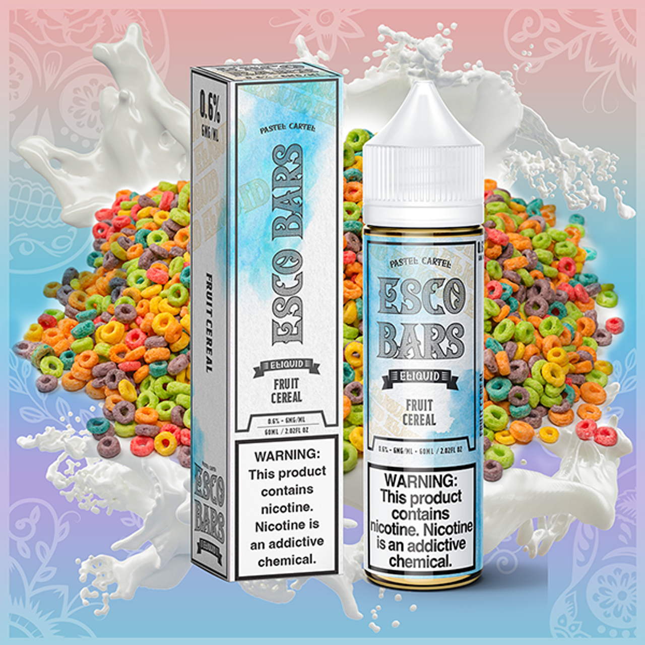 Esco Bars Eliquid (LIQ FB)(60mL)  -  Qty per pack 1