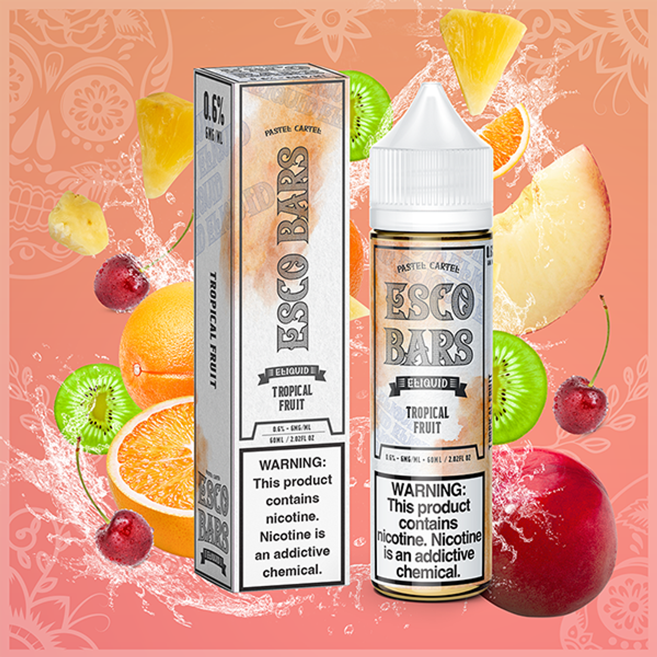 Esco Bars Eliquid (LIQ FB)(60mL)  -  Qty per pack 1