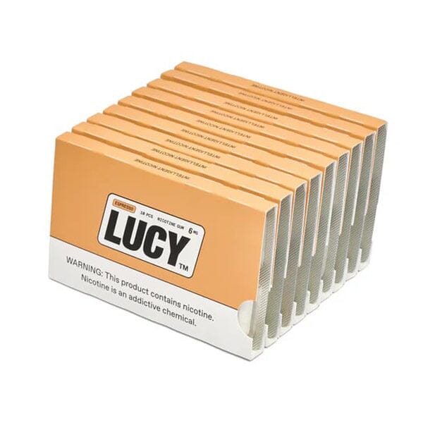 Lucy Nicotine Gum 4mg 10pc  -  Qty per pack 10