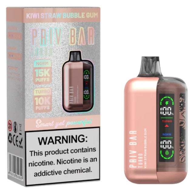 Priv Bar Turbo (Dispo) (15000Puff)(16mL)  -  Qty per pack 5