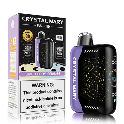 Crystal Mary Pulse X 30K | 5% | (30000 Puff)  -  Qty per pack 5