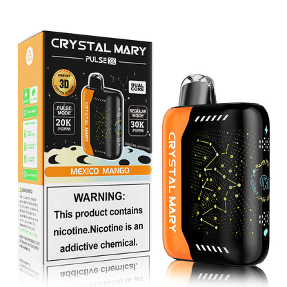 Crystal Mary Pulse X 30K | 5% | (30000 Puff)  -  Qty per pack 5