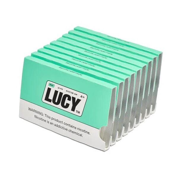 Lucy Nicotine Gum 4mg 10pc  -  Qty per pack 10