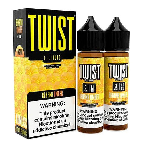 Twist (LIQ FB)(120mL; 60mL x2)  -  Qty per pack 1 Banana Amber (Banana Oatmeal Cookie) 00mg