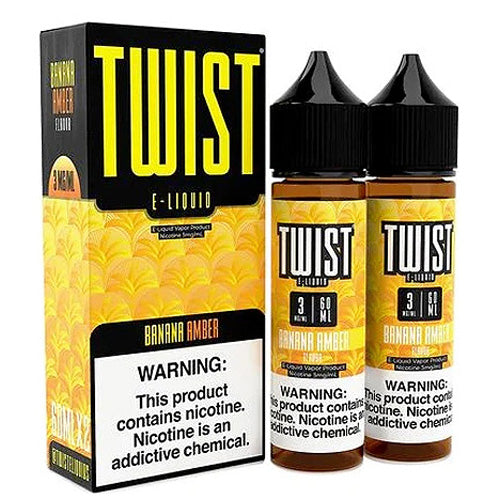 Twist (LIQ FB)(120mL; 60mL x2)  -  Qty per pack 1 Banana Amber (Banana Oatmeal Cookie) 06mg