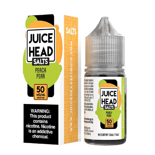 Juice Head (LIQ Salt)(30mL) TFN  -  Qty per pack 1 Peach Pear 25mg