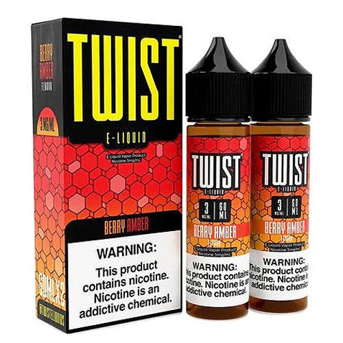 Twist (LIQ FB)(120mL; 60mL x2)  -  Qty per pack 1 Berry Amber (Strawberry Honey Graham) 00mg