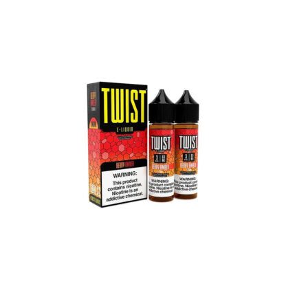 Twist (LIQ FB)(120mL; 60mL x2)  -  Qty per pack 1 Berry Amber (Strawberry Honey Graham) 00mg