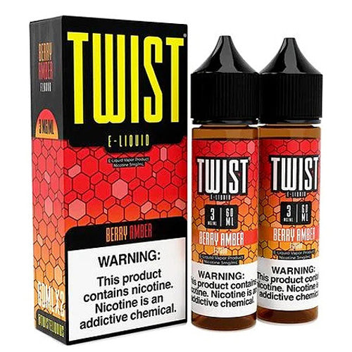 Twist (LIQ FB)(120mL; 60mL x2)  -  Qty per pack 1 Berry Amber (Strawberry Honey Graham) 03mg