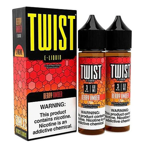 Twist (LIQ FB)(120mL; 60mL x2)  -  Qty per pack 1 Berry Amber (Strawberry Honey Graham) 06mg