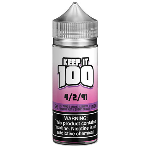 Keep It 100 (LIQ FB)(100mL) TF-Nic  -  Qty per pack 1 4/2/91 (Shake) 00mg